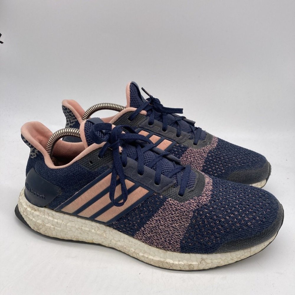 Adidas Ultra Boost ST Womens Running Shoes Blue Size 9.5 BA7832